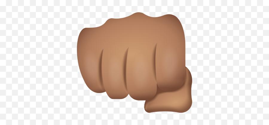 Oncoming Fist Medium Skin Tone Icono - Fist Emoji,Medium Skin Tone Elf Emoji