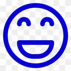 Blue Smiley Face Symbol - Smile Emoji,Caritas De Emotion