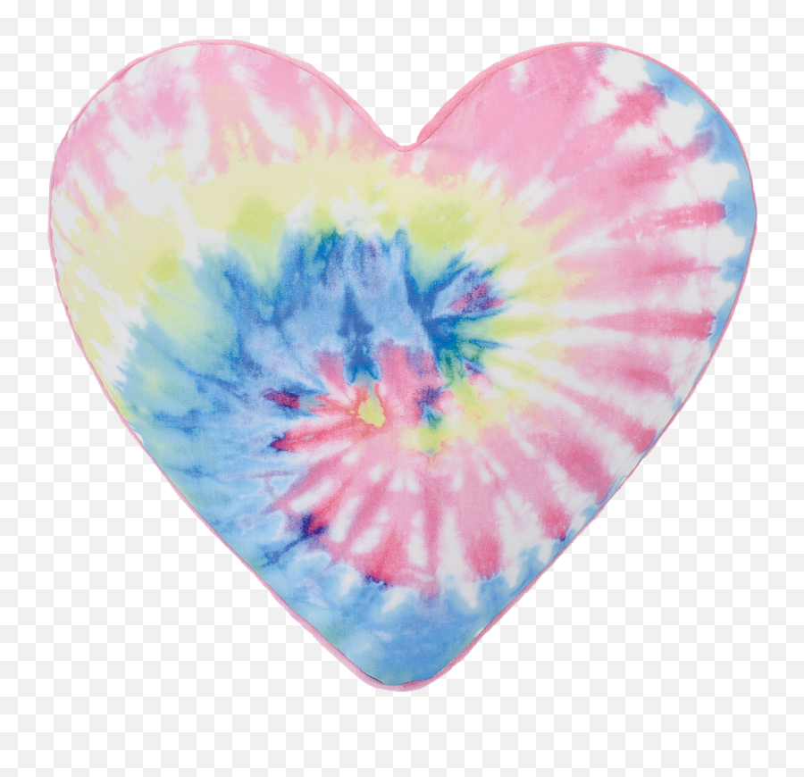 Scented Tie Dye Heart Pillow - Tie Dye Hearts Png Emoji,Gouda Heart Emoticon