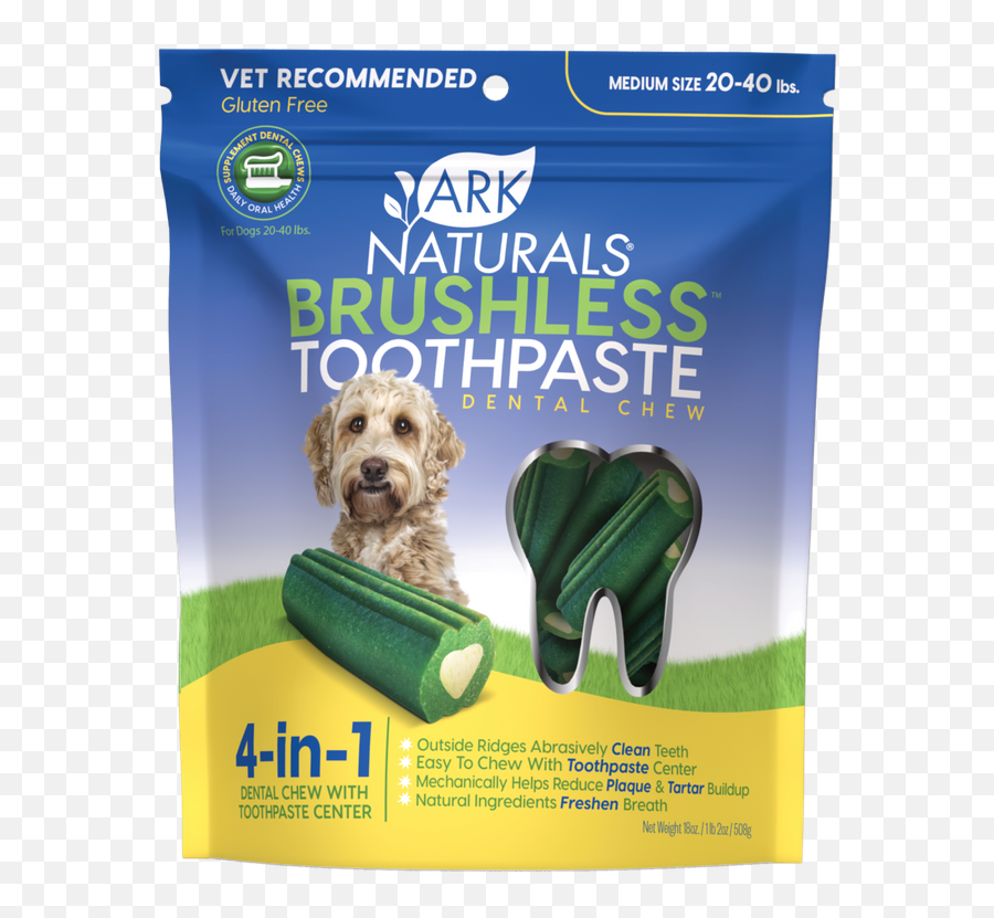 Ark Naturals Brushless Toothpaste Dental Chews - 2040 Lbs Ark Naturals Brushless Toothpaste Dog Dental Chews For Medium Breeds Emoji,Emoticon Long Blonde Haired Girl With Beagle Dog