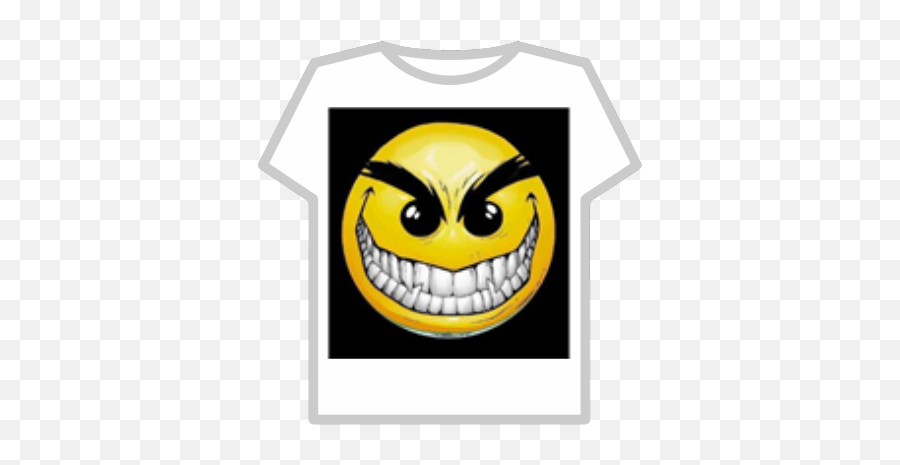 Evil - Smileyface Roblox Mario T Shirt Roblox Emoji,Evil Emoticon