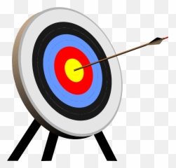 Archery Clipart Middle Archery Middle - Clip Art Archery Target Emoji,Bow And Arrow Emoji
