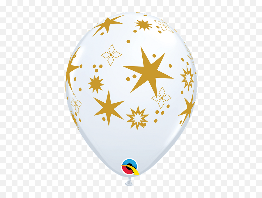 Star Patterns Latex Balloon 11 U2013 Partytime Malta Emoji,Sparkle Emoji Balloons