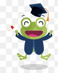 Graduation Stickers - Frog Winner Emoji,Happy Emotion Graduation