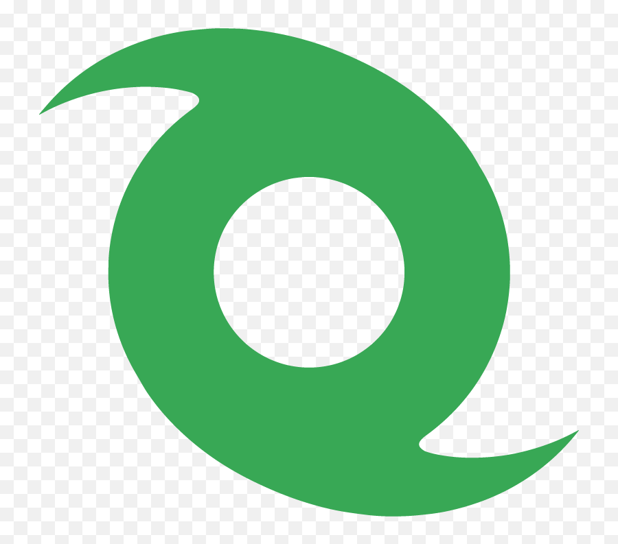 Green Hurricane Symbol Clipart - Hurricane Symbol Transparent Logo Emoji,Hurricane Emoji