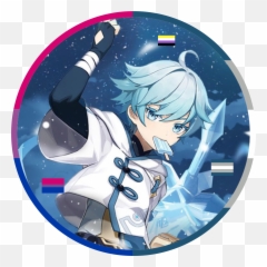 Chongyun Genshinimpact Bi Sticker - Genshin Impact Icons Boys Emoji,Erbluhen Emotion Transcendence