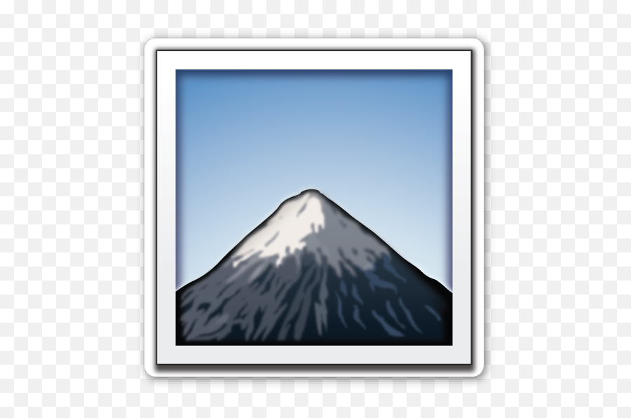 Mount Fuji Fuji Emoji Stickers - Emojis De Whatsapp Montaña,Volcano Emoji
