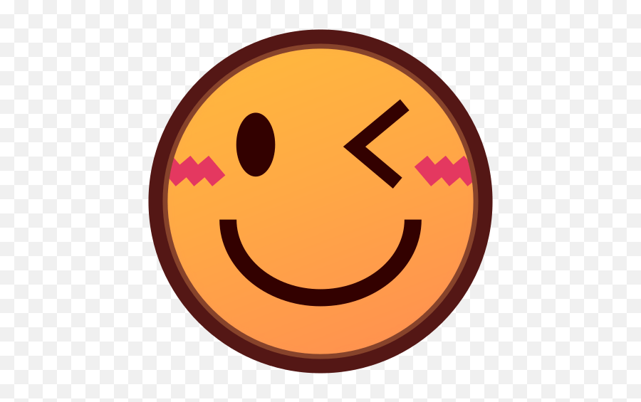 Winking Face - Pink Wink Emoji,Winking Emoji