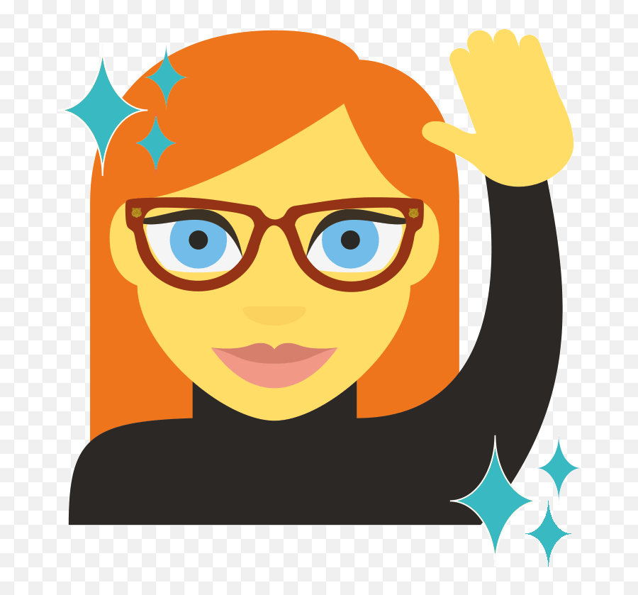 Happy Sticker For Ios U0026 Android Giphy Emoji,Red-haired Girl Emoticon