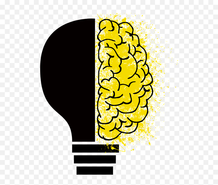 Free Photo Drawing Psychology Love Brain Hearts Mind Idea - Half Brain Half Light Bulb Emoji,Emotions And The Brain Psychology