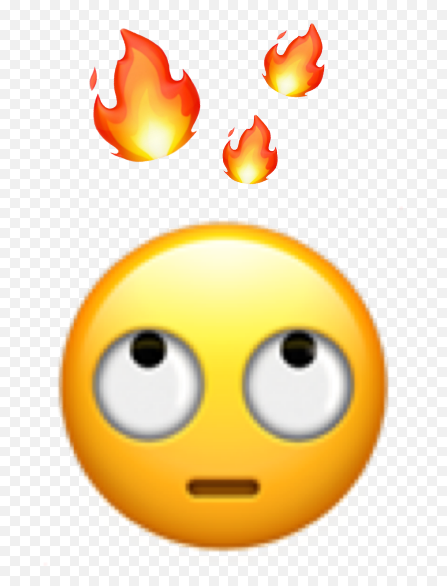 Fire Emojiiphoneduh Sticker - Happy,Fire Emoticon Text