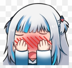Anime Chibi Fantasy Character Design - Gawr Gura Emote Png Emoji,Rwby Discord Emojis