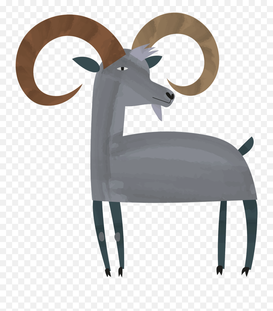 Goat Clipart - Animal Figure Emoji,Goat Emoji Hat