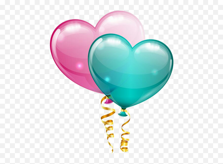 Balao Bola Emoji Balloon Like Love Sticker By Priscyla - Blue And Pink Balloons Png,Balloon Emoji