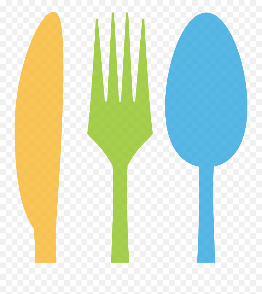 Fork Clipart Green Fork Fork Green - Fork Knife Spoon Color Emoji,Ant Fork Knife Emoji