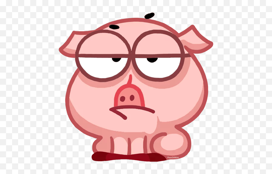 Telegram 2020 - Pet Pig Vinki Sticker Telegram Emoji,Pig Nose Emoji