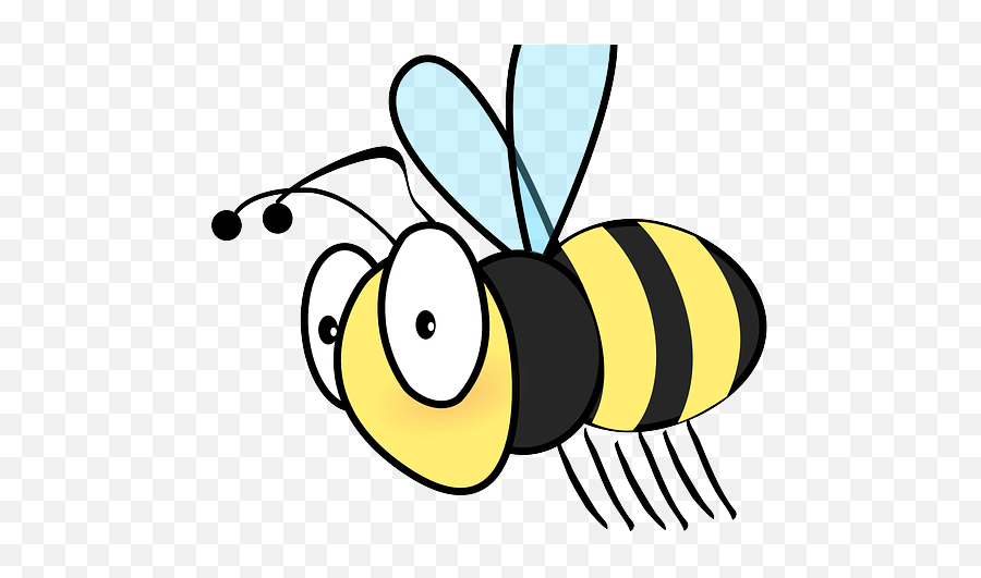 Just Busy - Bee Cartoon Transparent Background Emoji,Busy Bee Emoji