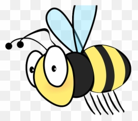 Just Busy - Bee Cartoon Transparent Background Emoji,Busy Bee Emoji