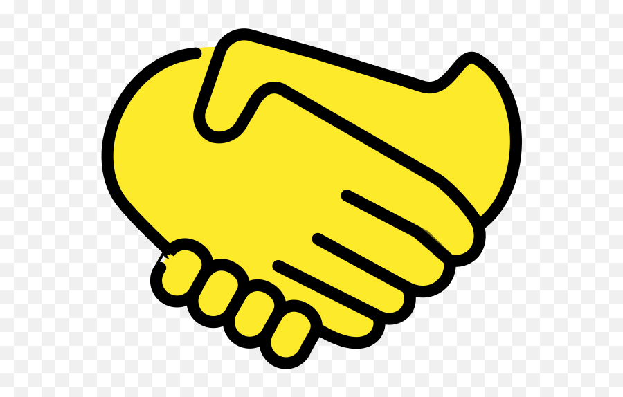 Handshake Emoji - Social Work Line Art,Zoom Eyes Emoji