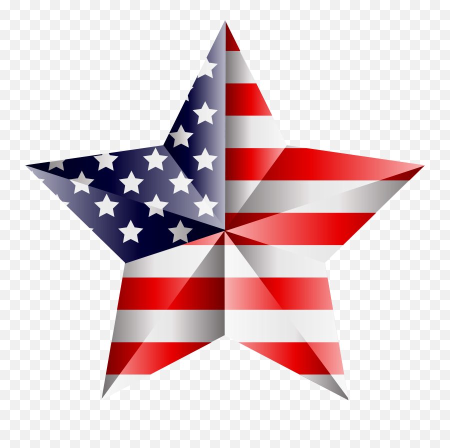 American Flag Star Clipart Transparent Emoji,Emoji 2 American Flag 1776