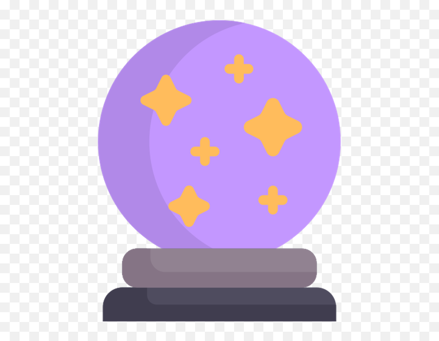 Ball Crystal Ball Magic Magic Ball - Dot Emoji,Magic Ball Emoji