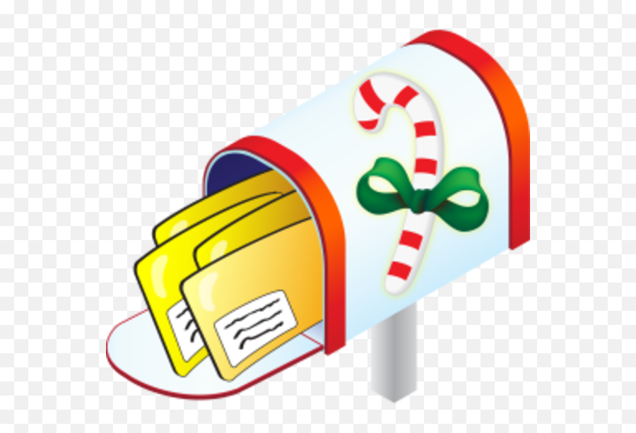Mailbox Christmas Mail Clipart Clipart Kid - Clipartix Christmas Mail Box Clip Art Emoji,Emoji Open Mailbox