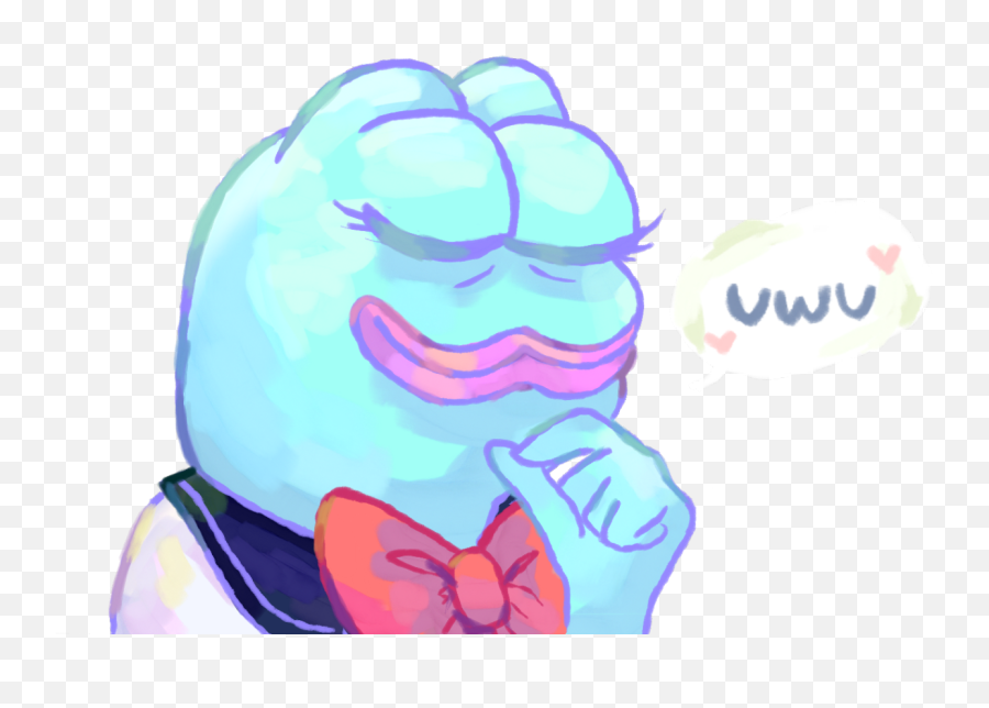 Uwu Pepe - Pepe The Frog Uwu Emoji,Pepe The Frog Emoji