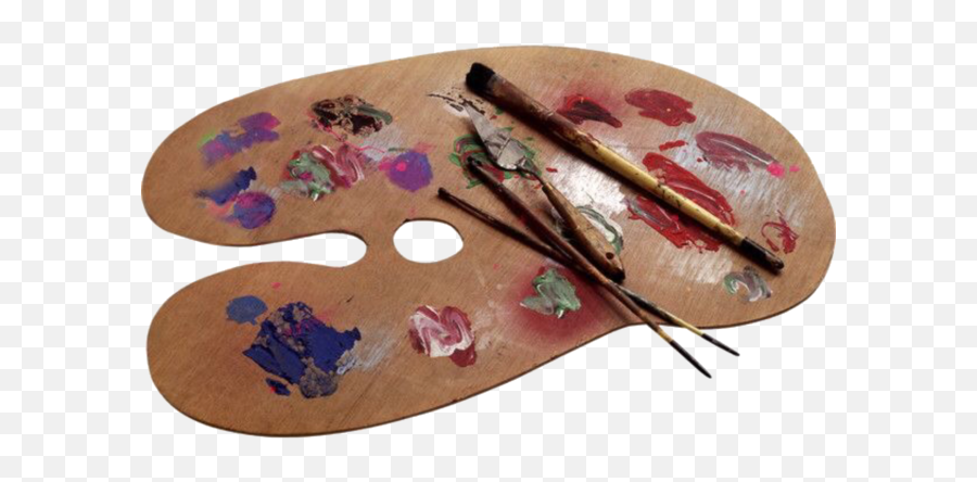 Paint Paintpalette Palette Art Sticker - Aesthetic Art Supplies Png Emoji,Emojis Of An Art Palette