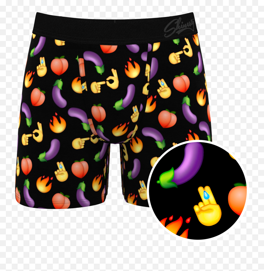 The Emoji Orgy Emoji Ball Hammock Pouch Underwear - Gym Shorts,Ncaa Emoji