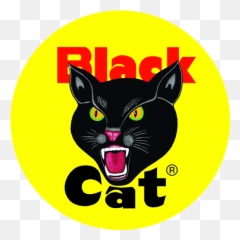 Black Cat Fireworks Emoji,Black & White Emoticons Feelings