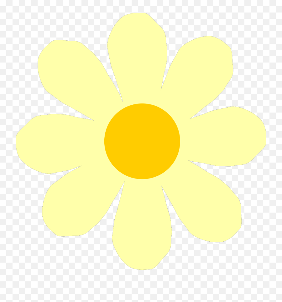 Simple Yellow Flower Png Svg Clip Art For Web - Download Flower Png Cartoon White Emoji,Yellow Flower Emoji Png