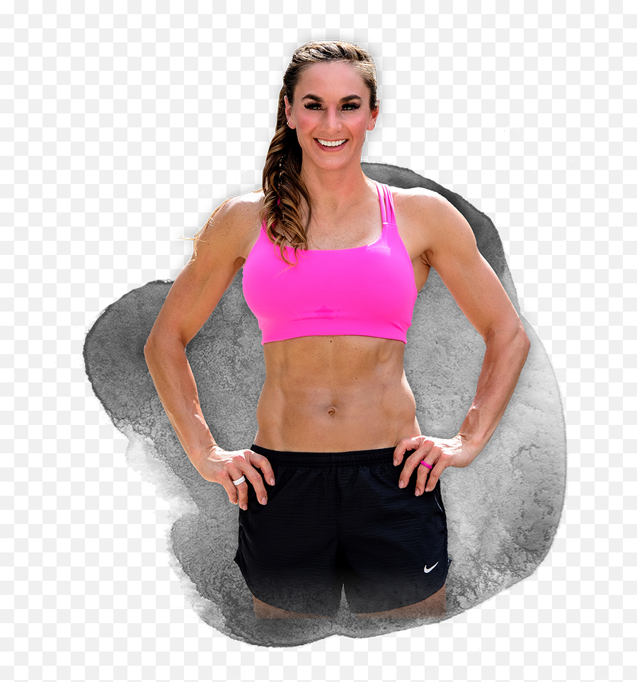 60 Day Challenge Workout For Women - Lady Warrior Midriff Emoji,Emotion Detection Sports Bra