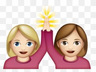 High Five Emoji - High Five Emoji,Emoticon For High 5