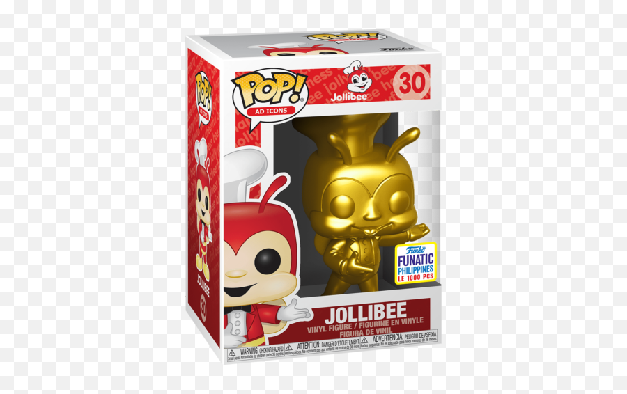 Ad Icons Series Pop Vinyl World - Jollibee Funko Pop Emoji,Winkie Emoticon