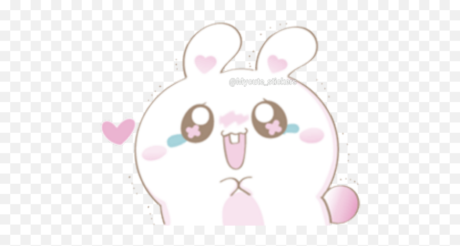 Sticker Maker - Soft Bunny Girly Emoji,Rabbit Emojis Tumblr