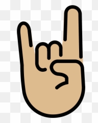 Sign Of The Horns Emoji Clipart Free Download Transparent - Horns Down Emoji,Hand Emoticon Symbol