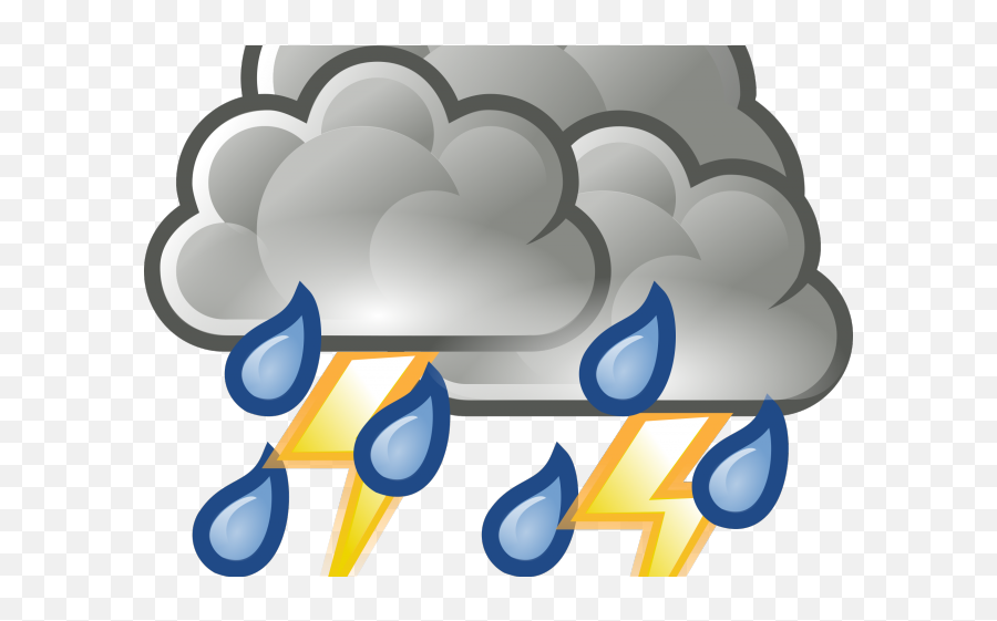 Thunderstorm Clipart Electrical Storm - Rain Loud Or Soft Sound Emoji,Hurricane Emoji