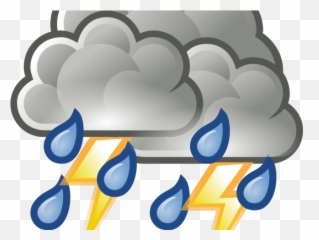 Thunderstorm Clipart Electrical Storm - Rain Loud Or Soft Sound Emoji,Hurricane Emoji