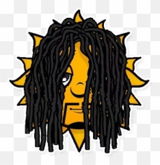 Telegram Sticker 6 From Collection Glogang - Chief Keef Emoji,Emoji Dreads