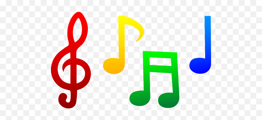 Colorful Musical Notes - Free Clip Art Music Notes Art Kids Music Notes Clipart Emoji,Free Emoticon Clip Art Rock Band