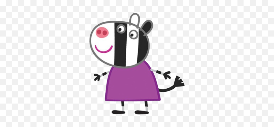 Peppa Pig Characters - Tv Tropes Zoe Zebra Png Emoji,Emoticons Not Appearing Rabb.it