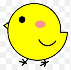 Emoticon Area Smiley Png Clipart - Cute Yellow Chick Clipart Emoji,Chicken Emoticon