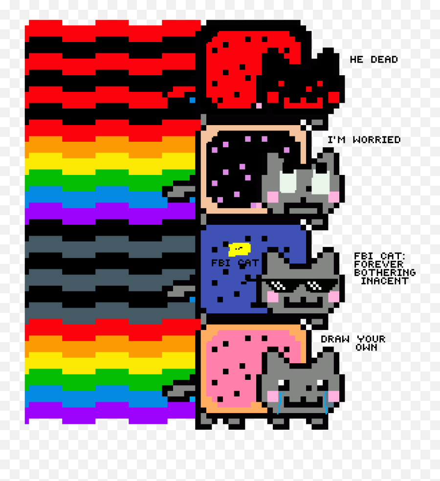 Pixilart - Nyan Cats By Alexblack142 Emoji,Nyan Cat Emoticon Dowload