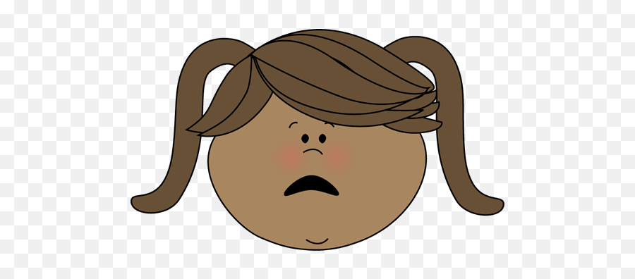 Emotions Clipart Scared Face Pencil And - Sad Child Face Clipart Emoji,Emotions Faces