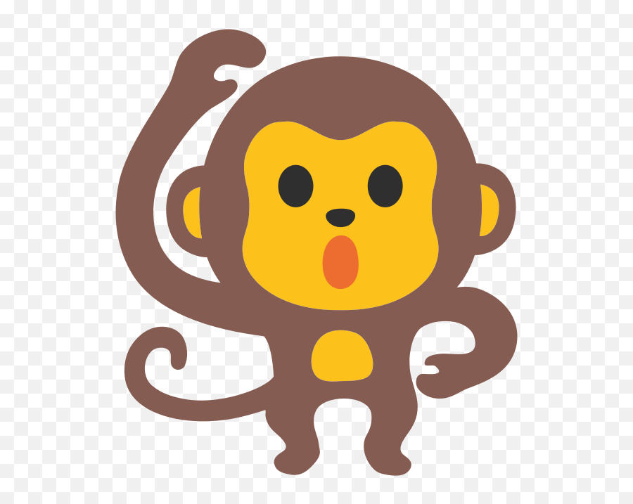 Monkey Animal Emoji Sticker By Daniela Teixeira,Animal Emoticons And Stickers