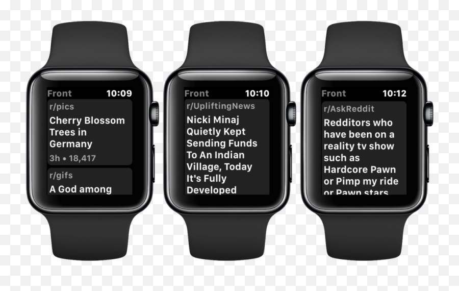 Monochrome For Reddit Functions On The Apple Watch Watchaware Emoji,Reddit Emoticon Gif