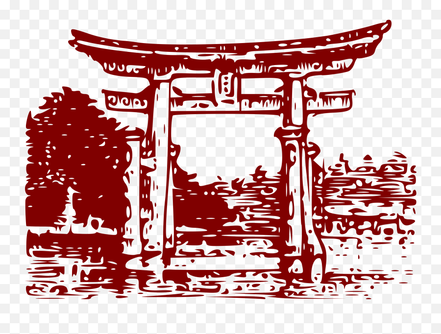Torii Gate Png - Clip Art Library Emoji,Japanese Shrine Gate Emoji