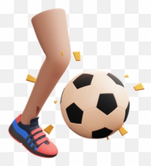 Kick Ball 3d Illustrations Designs Images Vectors Hd Graphics Emoji,Kicking Emoji