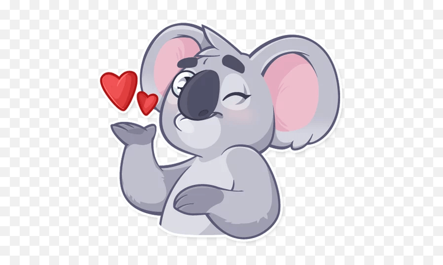 Koala Chuck - Telegram Sticker English Emoji,Koala Emoji