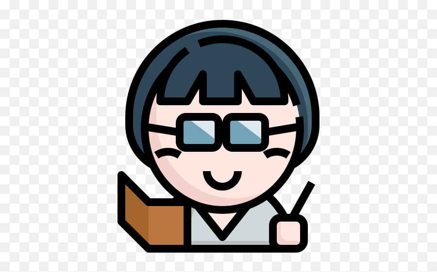 Teacher - Free Education Icons Emoji,Head In Hands Emoji Drawing